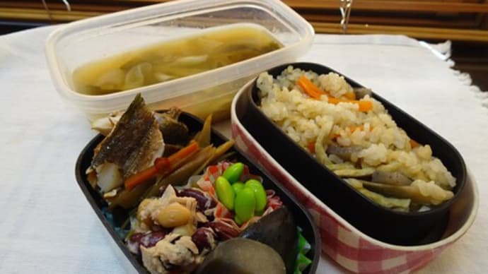 カマスの干物のお弁当と、塩の道Part.3