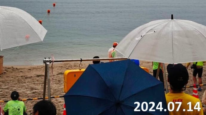 第42回全日本トライアスロン皆生大会(2024)④ スイム折り返し地点編