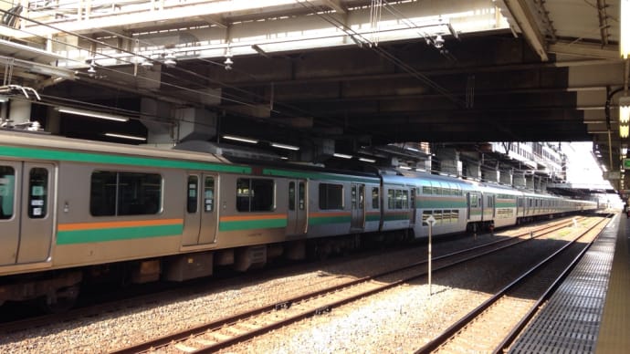 小山13:04発 湘南新宿ライン(快速) 大崎14:27着