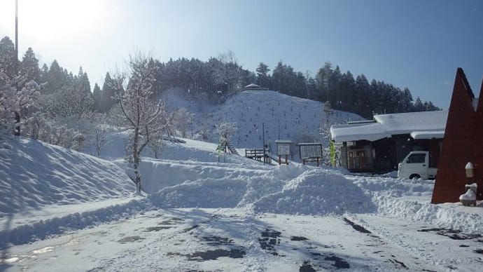 雪の「東山」宍粟