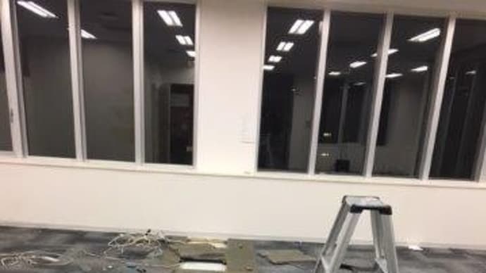解体工事のある原状回復工事 その5 OAフロアの修理