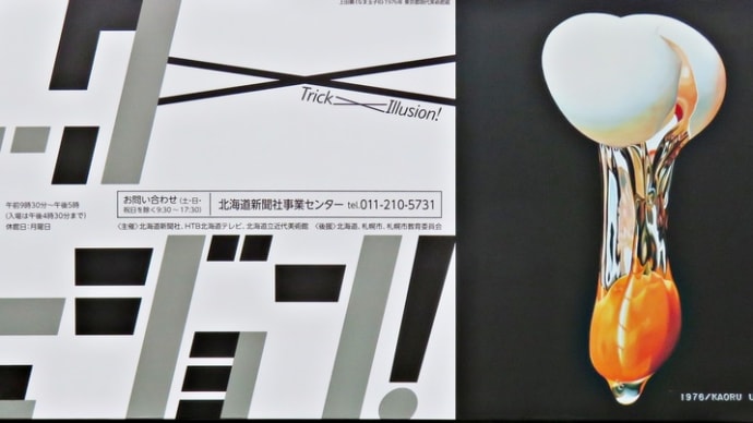 「特別展 トリック×イリュージョン!」~「北海道立近代美術館」~