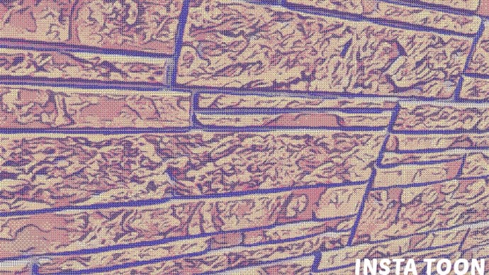 ゆったりで賑やかなイラスト風加工フォト
