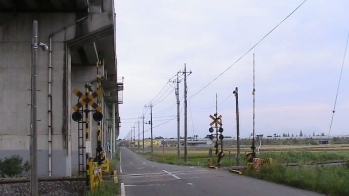 新幹線側道踏切 北藤岡~群馬藤岡④