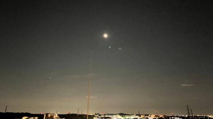 皆既月食、綺麗に観えました♪