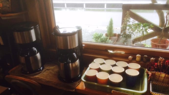 義援コーヒー飲んで下さい! もちろん無料です!!