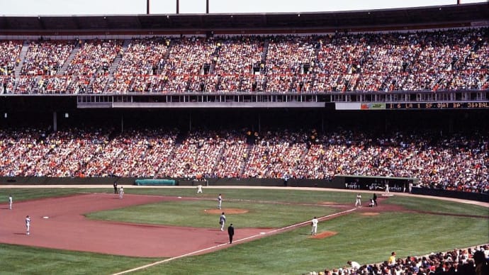 なつかしいMLBの球場の景色
