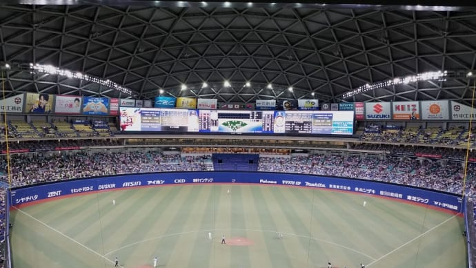 08/04 セ・リーグ公式戦2023 中日ドラゴンズvs東京ヤクルトスワローズ バンテリンドームナゴヤ