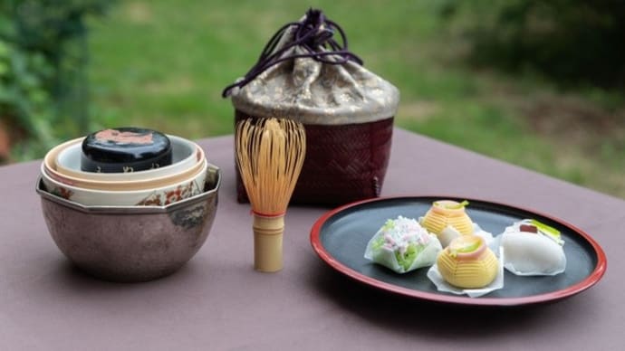 庭で野点(のだて)を楽しんでみる~ゆるめのお茶会3回目