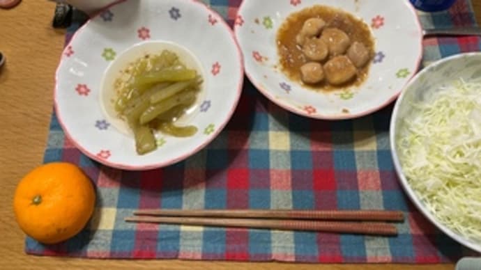 今日の晩御飯