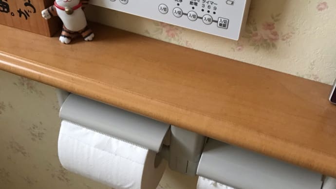 トイレのペーパーを折る癖