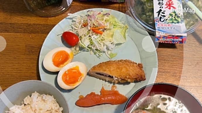 朝ご飯 & 西芳寺川の彼岸花♪