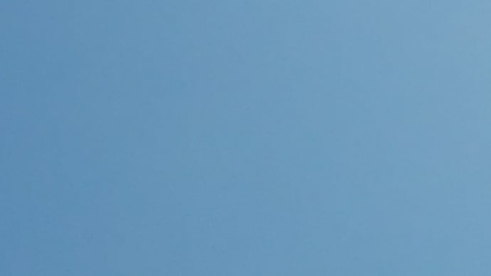 晴れの土曜日