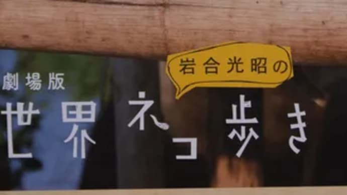 岩合さんのネコ歩き映画 見ました!!
