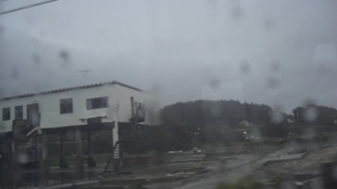 送った自作ラジオの被災地岩手県山田町からの写真です