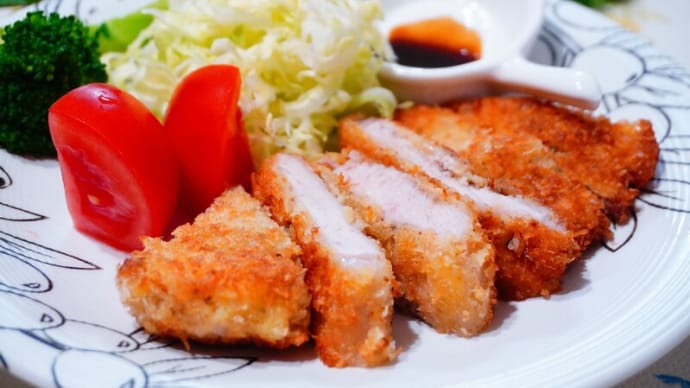 とんかつ&新玉ねぎのレンジピクルス