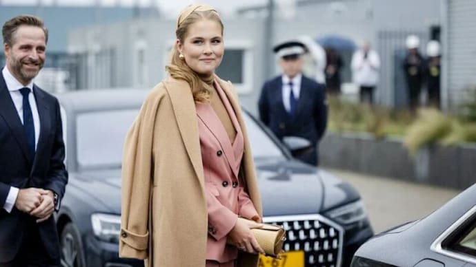 アマリア王太女、公務ソロ・デビュー