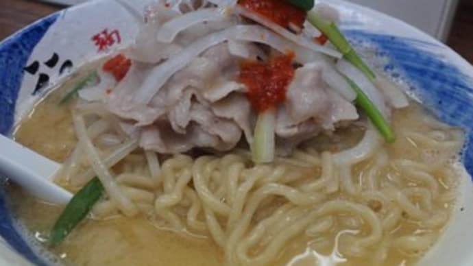 19375 麺や 福座「新・豚そば(塩)」@金沢 10月26日 またまた出ました裏メニュー! 塩が旨味を複合的に引き出した、目からうろこの一杯!
