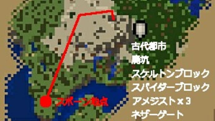 【Minecraft】色々てんこ盛りのシード