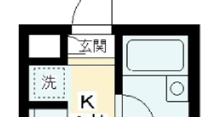 洋室7帖ちょっと広めの1Kバストイレ別23.18㎡　スーペリア　JR蒲田駅と京急線雑色駅徒歩圏内の東京都大田区新蒲田3丁目　1999年3月築