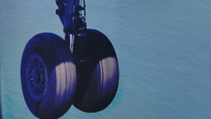 この小さなタイヤで、よく大きな飛行機を支えられるものだ！　と
