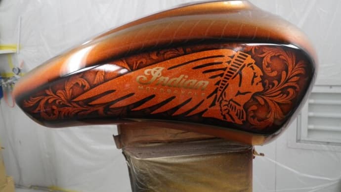 インディアン、INDIANタンクペイント!! その4