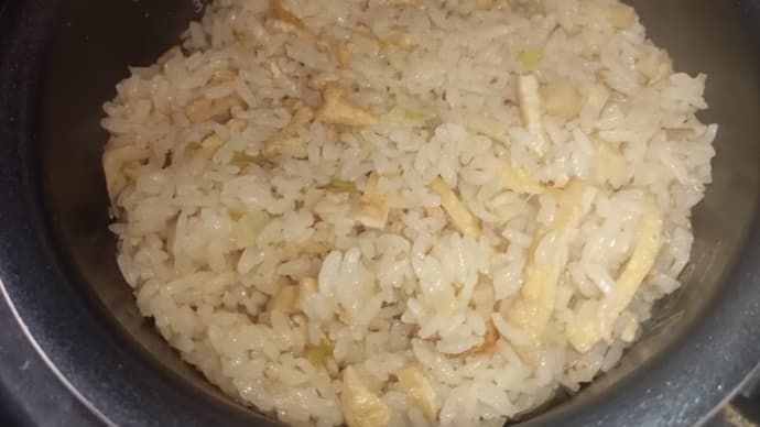 タケノコご飯【二度目】&味噌汁