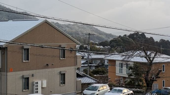 木花開耶毘売神の言葉 朝起きると雪でした