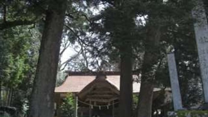 刑部（かたべ）神社：佐波良（さはら）神社 in 岡山県真庭市湯原