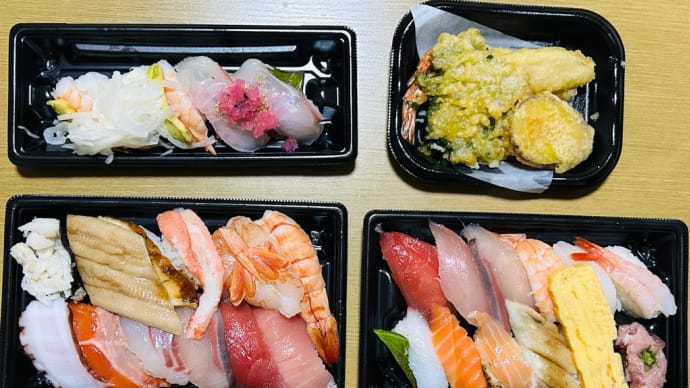 母の日→スシローのテイクアウトで手抜き晩ご飯(o^^o)