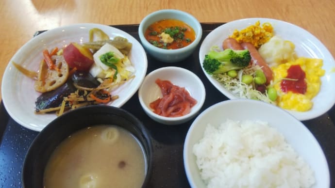 層雲閣の朝食 (層雲峡温泉 上川町)