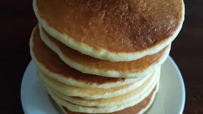 ホットケーキを焼きながら