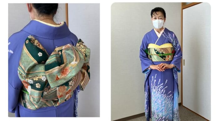 今日も堺市美原区木青会館のきもの教室が終わって、友人とランチ