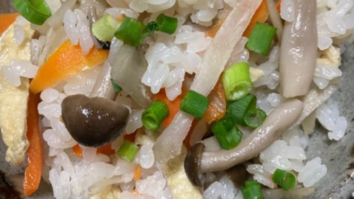 炊き込みご飯と鯛の塩麹焼きと大腸内視鏡検査結果