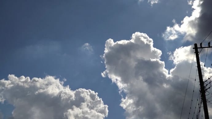 秋空と雲