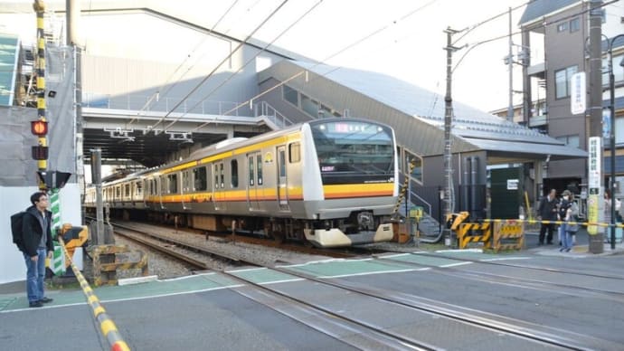 稲田堤駅、橋上駅舎 工事模様【稲田堤駅:南武線】 2023.11.30