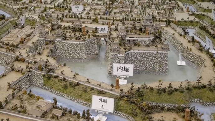 大垣城の模型