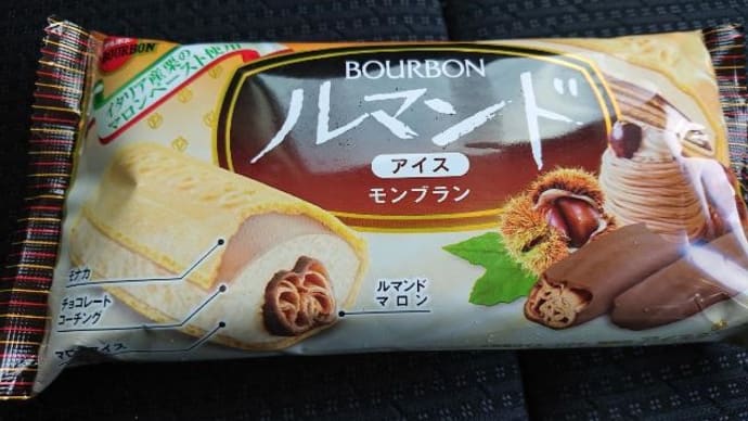ルマンドアイス モンブラン♪