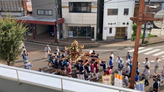 三条神明宮秋季大祭神輿渡御