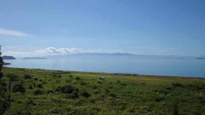 とびしま海道　夏の風景とシンプルなカレー