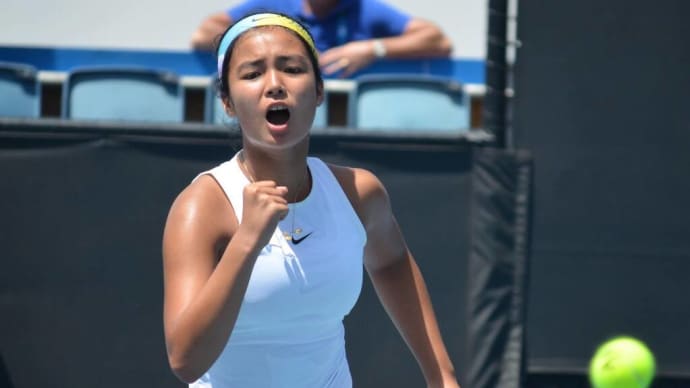 メジャー制覇を狙うフィリピン女子テニス選手