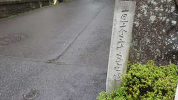 横浜市金沢区を歩く（３）　直木三十五の文学碑