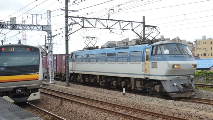 EF66-126 コキ牽引(75レ) 【尻手駅:南武支線】 2022.7.22