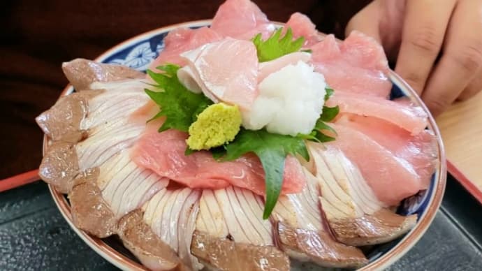 氷見魚市場食堂で寒ブリ丼を食う!「氷見線の旅 その2」藤子不二雄Ⓐの故郷 氷見市 まんがロード散策