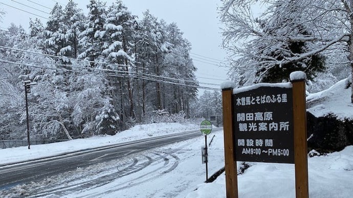冬に逆戻り