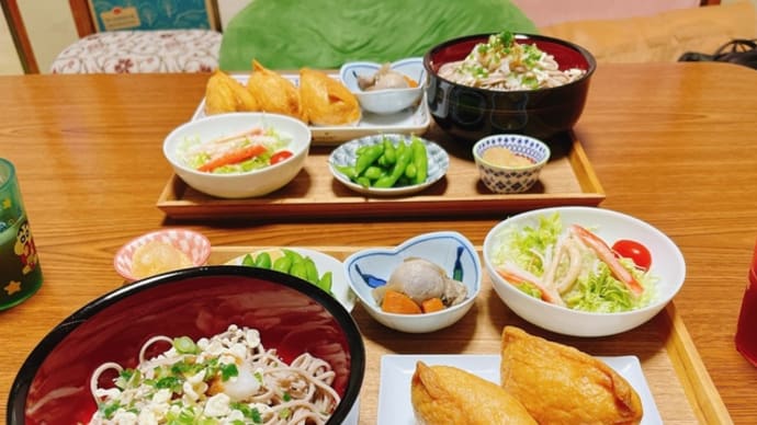 晩御飯(3日分)と酢飯弁当