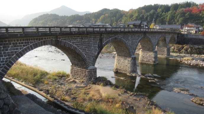 馬渓橋、帰り道に鹿の親子・・・宇佐ドライブ(4・完)
