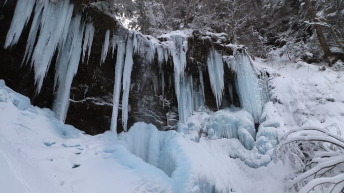 御嶽山の氷瀑