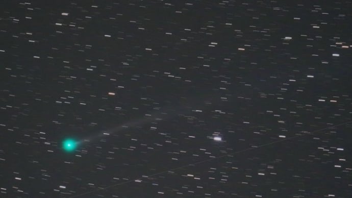 8月29日明け方の西村彗星(C/2023 P1)