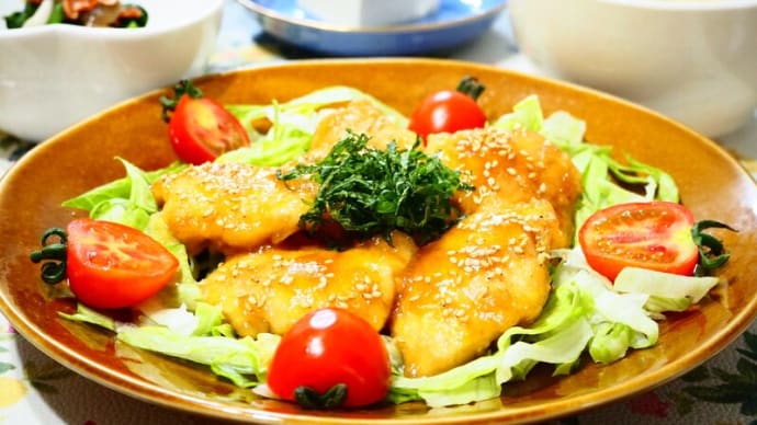 今週の人気ごはん☆オイスター照り焼きチキン☆